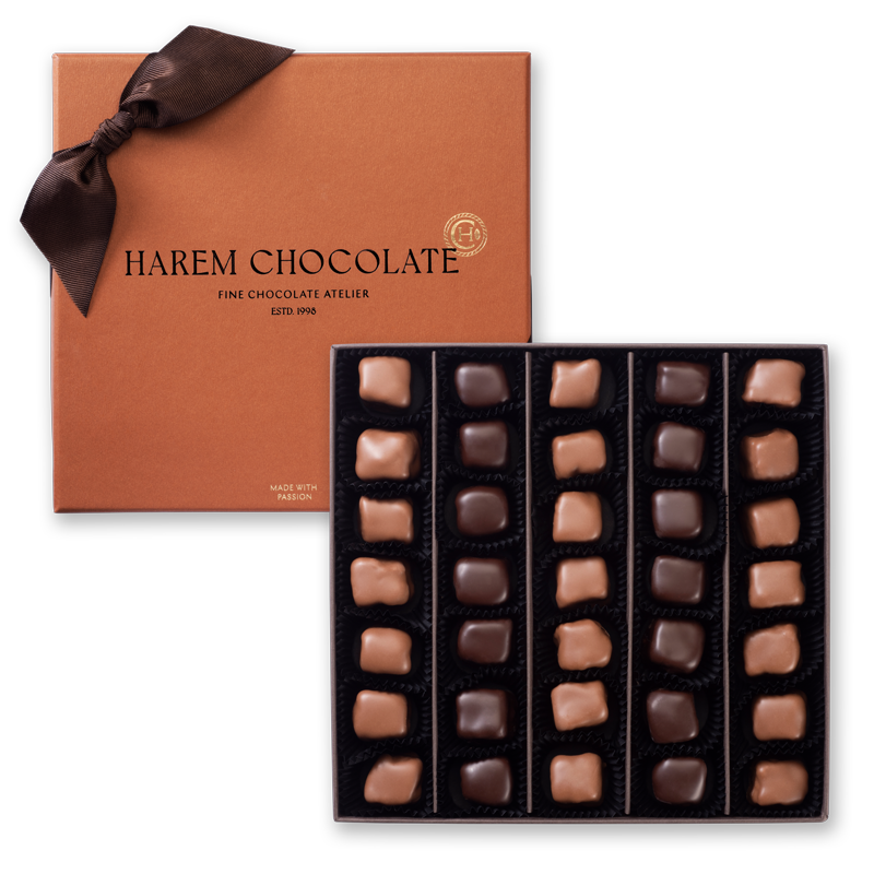 Chocolate coated pistachio delight